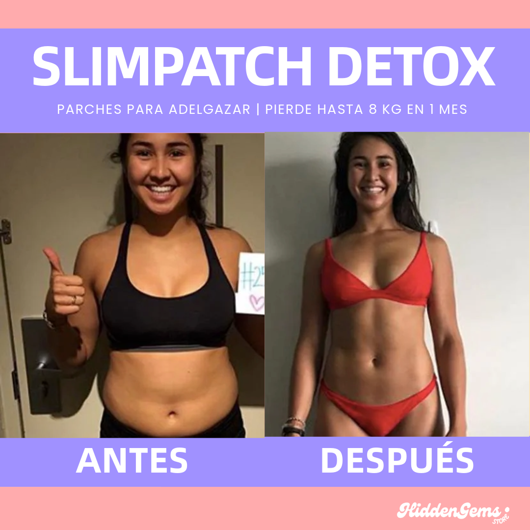 SlimPatch Detox | PARCHES ADELGAZANTES | PIERDE 8KG EN EL PRIMER MES