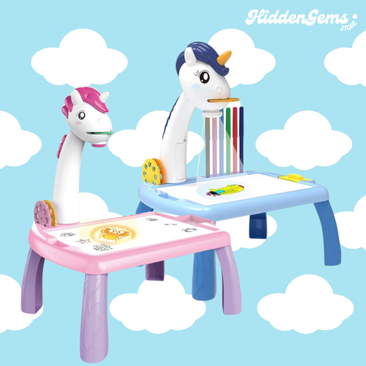 Kit ArteKids | Escritorio proyector + Rotuladores, cuaderno y pegatinas GRATIS